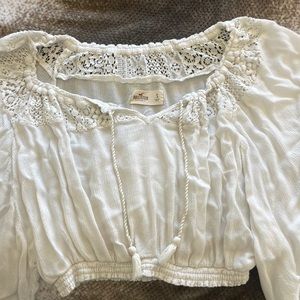 Hollister boho chic crop top